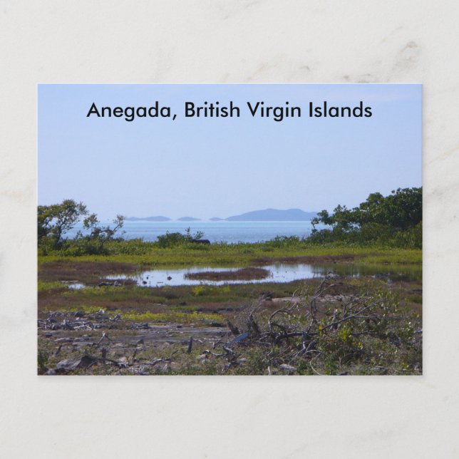 Cartão Postal Anegada BVI (Frente)