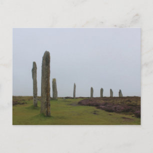 Cartão Postal Anel de Brodgar (Ilha Orkney)