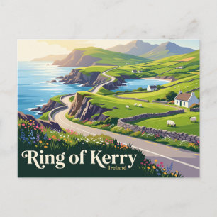 Cartão Postal Anel de Kerry Irlanda