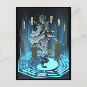 Cartão Postal Anel mágico Yin Yang