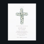 Cartão Postal Anêmonas e Eucalipto cruzam Primeira Comunhão Sagr<br><div class="desc">Anêmonas e Eucalipto cruzam Primeira Comunhão Sagrada</div>