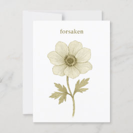 Cartão Postal Anemone - Forsaken