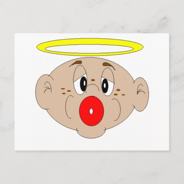 Cartão Postal Angel Baby (Frente)