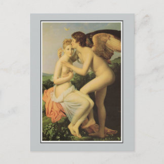 Cartão Postal Angel, Cupid e Psyche por Gérard