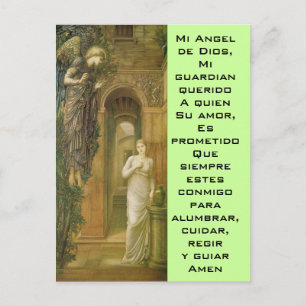 Cartão postal Angel de Dios
