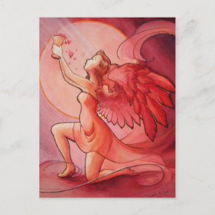 Cartão Postal Angel Holding Cup 2