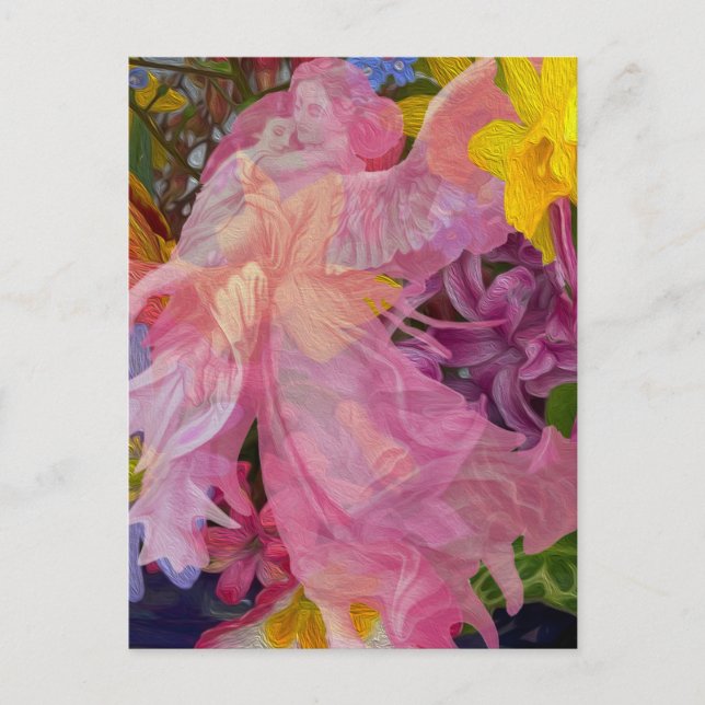 Cartão Postal Angel Love (Frente)