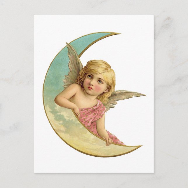Cartão Postal Angel Moon (Frente)