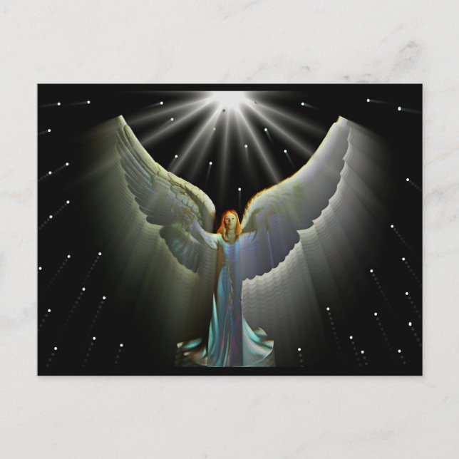 Cartão Postal Angel Power (Frente)