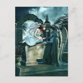 Cartão postal Angelic Curiosity