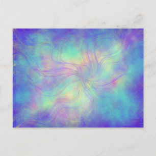 Cartão Postal Angelic Presence Modern Christian Profetic Art