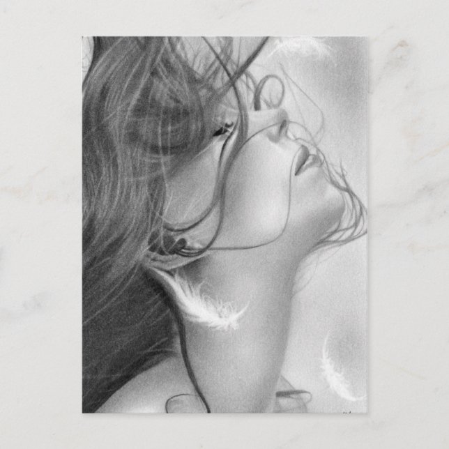 Cartão postal Angels Lost Wing (Frente)