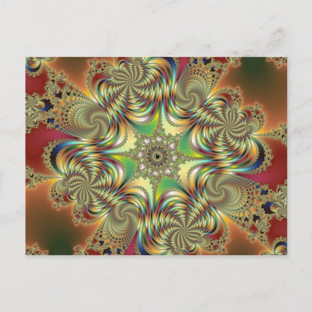 Cartão Postal Angelus - Cartão-postal Fractal (Frente)