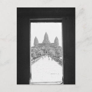 Cartão Postal Angkor Camboja, Vista da Porta de Angkor Wat