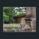 Cartão Postal Angkor Wat Camboja<br><div class="desc">Angkor Wat Temple Camboja. O antigo Templo Khmer do Camboja,  Angkor Wat,  é um complexo templo único no Camboja e um dos maiores monumentos religiosos do mundo.
O antigo templo Khmer Angkor Wat está localizado em Siem Reap,  no Camboja.</div>