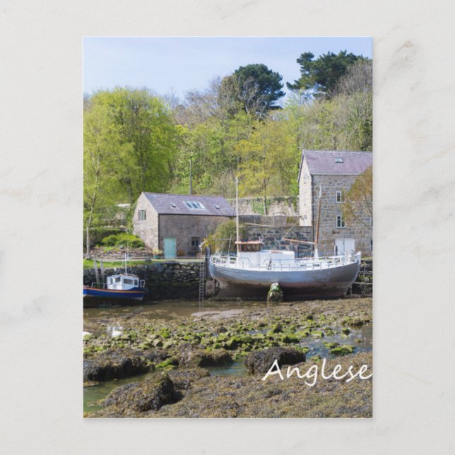 Cartão Postal Anglesey, País de Gales (Frente)