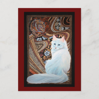 Cartão Postal Angora Turca Branca