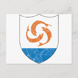 Cartão Postal Anguila Casaco De Braços