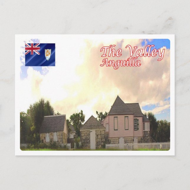 Cartão Postal Anguila - Vale - (Frente)