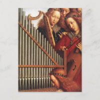 ÂNGULOS JOGANDO MÚSICA, detalhe, Pergaminho