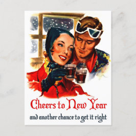 Cartão Postal Animações para o Ano Novo