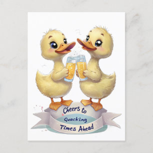 Cartão Postal Animações para o Quacking Times em Frente