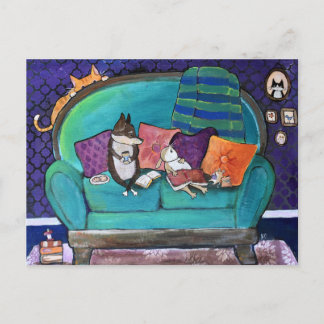 Cartão Postal Animais Fofos do Clube do Livro Arte Caprichosa