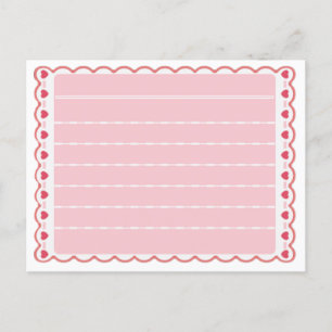 Cartão Postal Animal atravessando novo Papel de carta de papel m