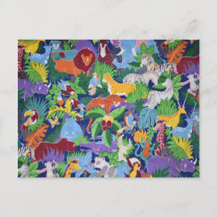 Cartão Postal Animal de Safari