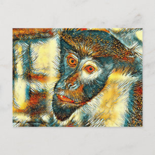 Cartão Postal AnimalArt_Macaco_002