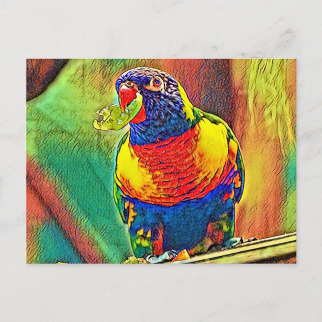 Cartão Postal AnimalColor_Bird_07 (Frente)