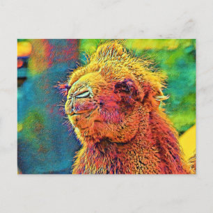 Cartão Postal AnimalColor_Camel_07