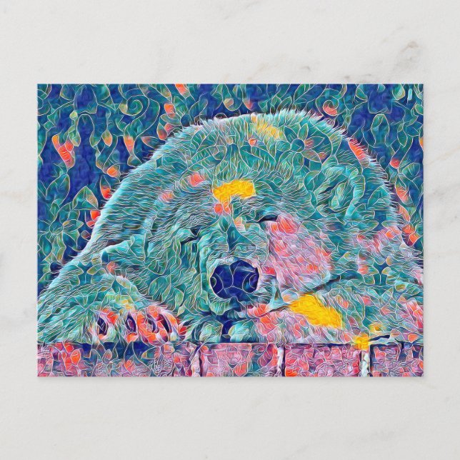 Cartão Postal AnimalMix_Bear_012 (Frente)