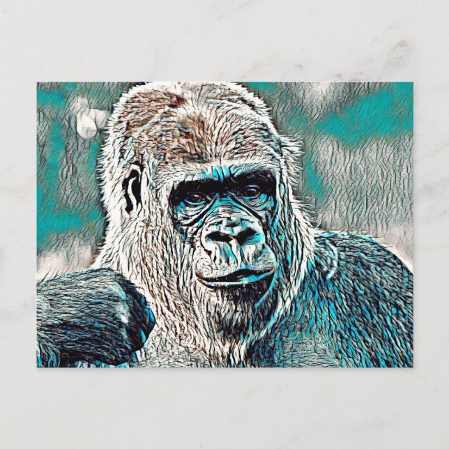 Cartão Postal AnimalMix_Gorilla_008 (Frente)