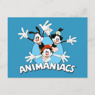 Cartão Postal Animaniacs   Irmãos Warner com Braços Abertos Gráf