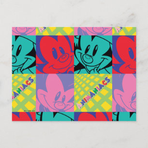 Cartão Postal Animaniacs   Warner Siblings Pop Art Graphic