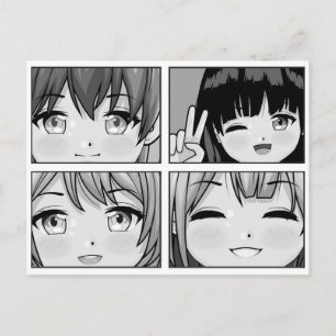 Cartão Postal Anime Bonito