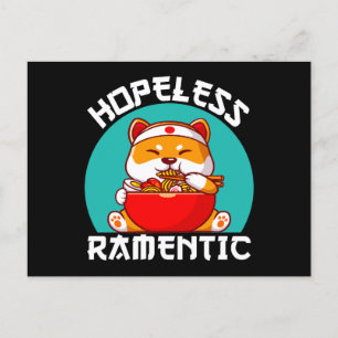 Cartão Postal Anime de Cachorro Corgi Sem Esperança