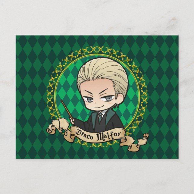 Cartão Postal Anime Draco Malfoy (Frente)