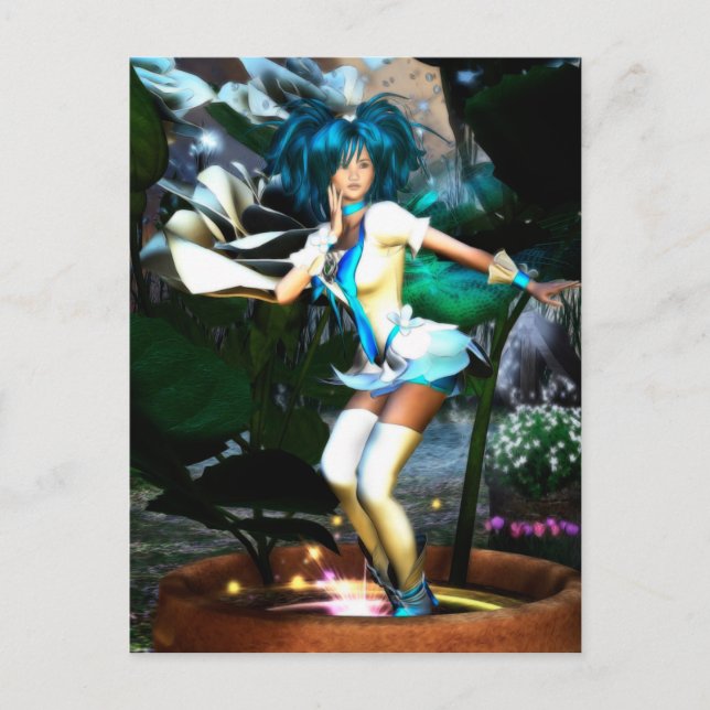 Cartão Postal Anime Fantasia Rosie Elvin (Frente)