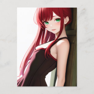 Cartão Postal Anime Girl 013