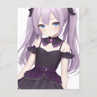 Cartão Postal Anime Girl 016