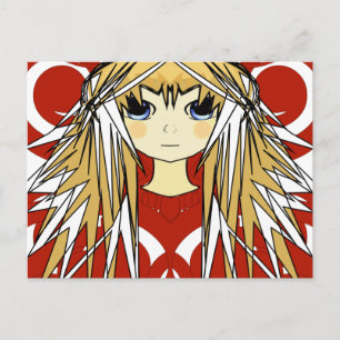 Cartão Postal Anime Girls