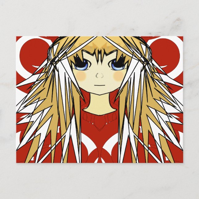 Cartão Postal Anime Girls (Frente)