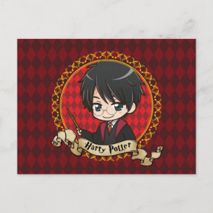 Cartão Postal Anime Harry Potter