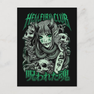 Cartão Postal Anime Succubus Hellfire Club