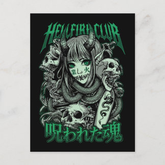 Cartão Postal Anime Succubus Hellfire Club