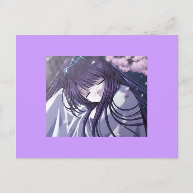 cartão postal anime yuki (Frente)
