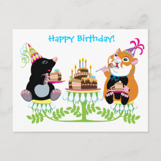 Cartão Postal aniversário