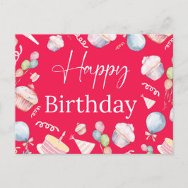 Cartão Postal Aniversário